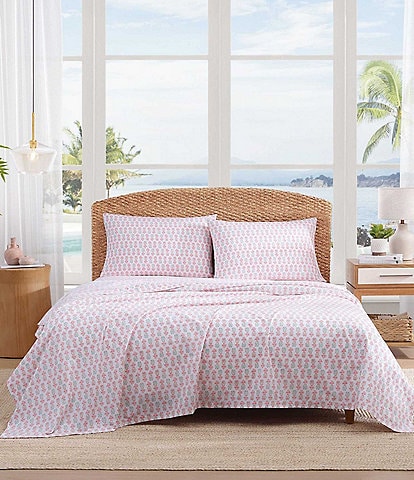 Tommy Bahama Pineapple Splash Cotton Percale Sheet Set