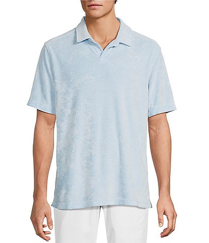 Tommy Bahama Poolside Sun Fade Short Sleeve Terry Polo Shirt