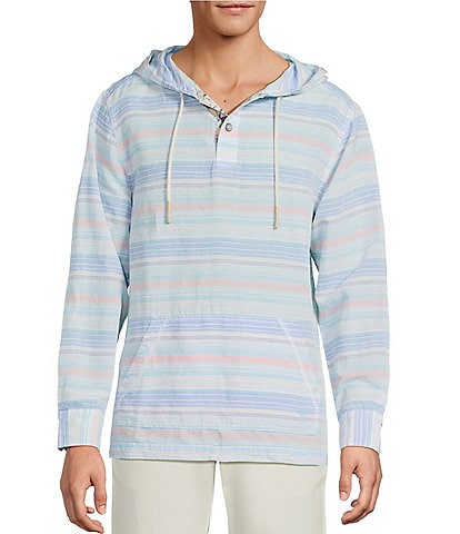 Tommy Bahama Sand Linen Los Bellos Stripe Baja Hoodie