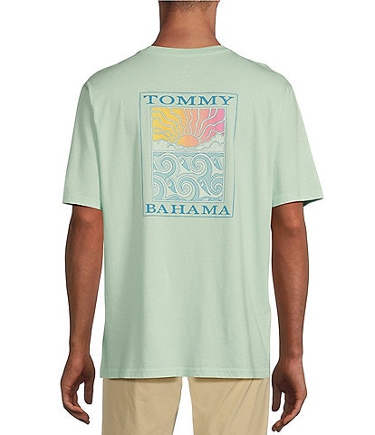 Tommy Bahama Santorini Sunrise Short Sleeve Graphic T-Shirt