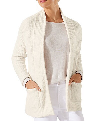 Tommy Bahama Sea Swell Ribbed Chenille Long Sleeve Sweater Cardigan