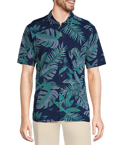 Tommy Bahama Shadows In Paradise Short Sleeve Woven Camp Shirt