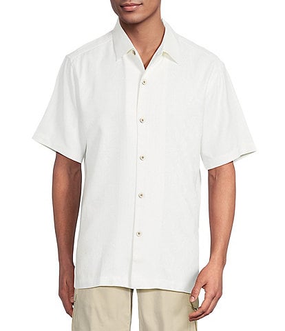 Tommy Bahama Short Sleeve Maui Border Woven Shirt