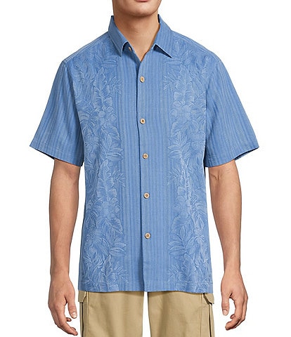 Tommy Bahama Short Sleeve Maui Border Woven Shirt