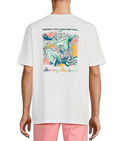 Tommy Bahama Tequila, Lime And Good Times Short Sleeve Graphic T-Shirt