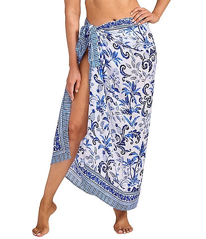 Tommy Bahama Terrazzo Tile Side Tie Pareo Swim Cover-Up