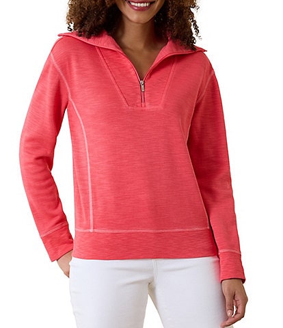 Tommy Bahama Tobago Bay Half Zip Long Sleeve Pullover