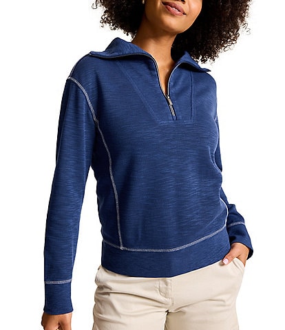 Tommy Bahama Tobago Bay Half Zip Long Sleeve Pullover