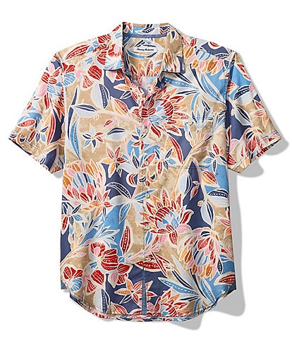 Tommy Bahama Tortola Paloma Blooms Short Sleeve Woven Camp Shirt