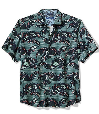 Tommy Bahama Tortola Verde Fronds Printed Short Sleeve Shirt