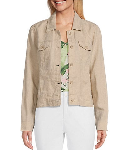 TWO PALMS LINEN JACKET