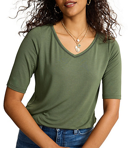 Tommy Bahama V-Neck Short Sleeve Tee Shirt
