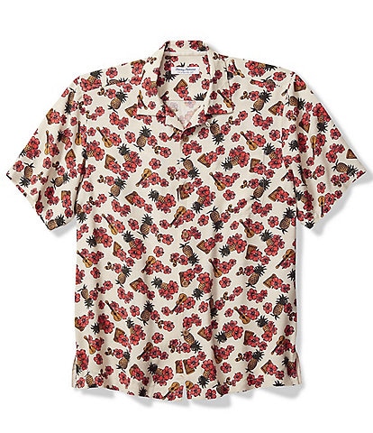 Tommy Bahama Veracruz Cay Ukelele Blooms Printed Short Sleeve Shirt