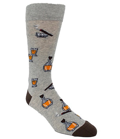 Tommy Bahama Whiskey O' Clock Crew Dress Socks