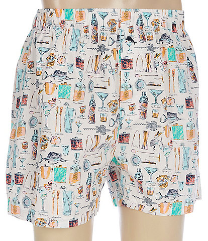 Tommy Bahama Woven Printed 4 1/4" Inseam Boxers