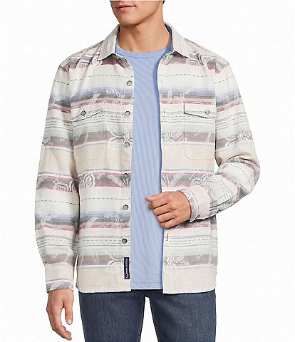 Tommy Bahama x Stetson Peco Palms Jacquard Shirt Jacket