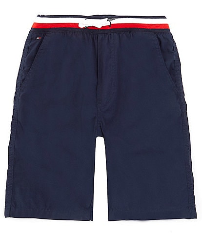 Tommy Hilfiger Big Boys 8-20 Americana-Striped-Waistband Poplin Shorts