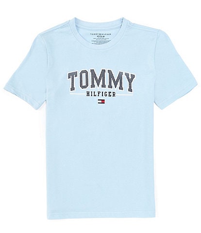 Tommy Hilfiger Big Boys 8-20 Short Sleeve Arch Overwrite T-Shirt