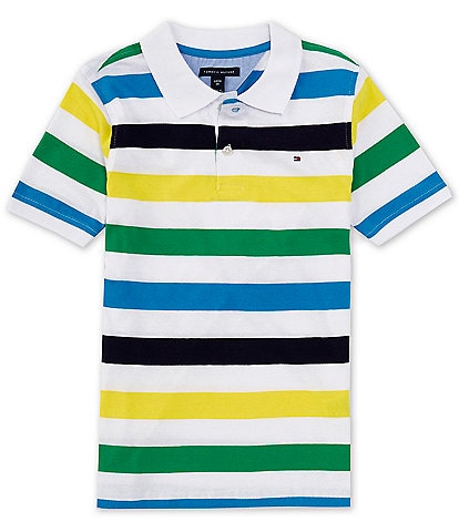 Tommy Hilfiger Big Boys 8-20 Short Sleeve Spectator Striped Polo Shirt