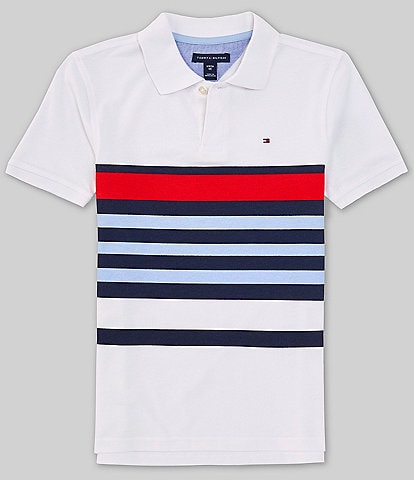 Tommy Hilfiger Big Boys 8-20 Short-Sleeve Striped Polo Shirt