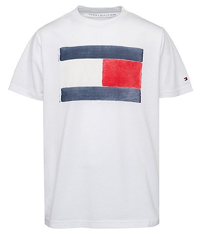 Tommy Hilfiger Big Boys 8-20 Short-Sleeve Vintage Flag T-Shirt