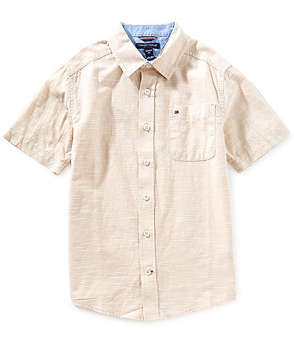 Tommy Hilfiger Big Boys 8-20 Textured Woven Shirt
