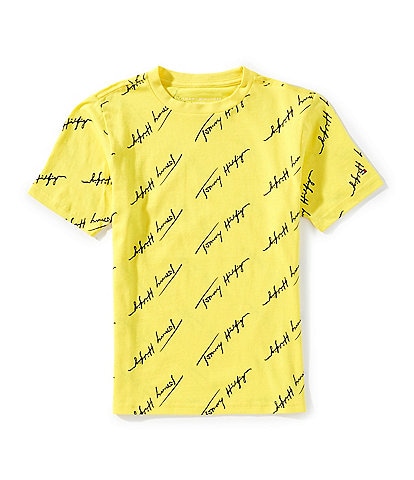 Tommy Hilfiger Little Boys 2T-7 Short-Sleeve Angled Script T-Shirt