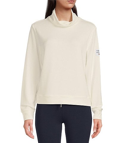 Tommy Hilfiger Sport French Terry Cowl Neck Long Sleeve Pullover