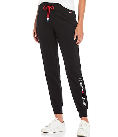 Tommy Hilfiger Sport Heritage Embroidered Logo Rib Cuff Fleece Joggers