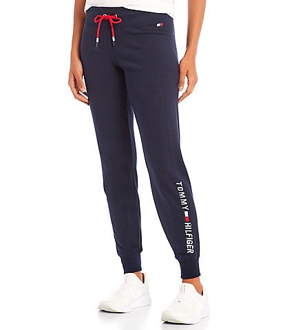 Tommy Hilfiger Sport Heritage Embroidered Logo Rib Cuff Fleece Joggers