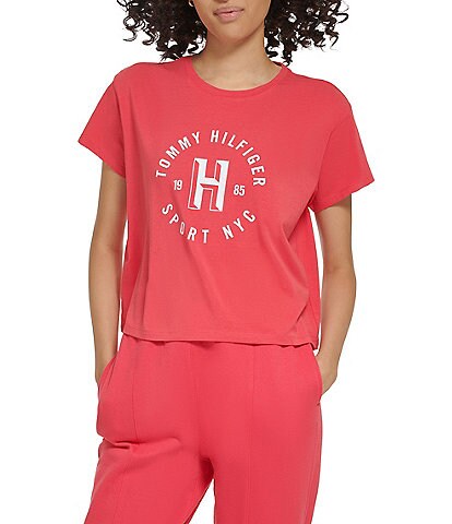 Tommy Hilfiger Sport Printed Graphic Boxy Short Sleeve Tee