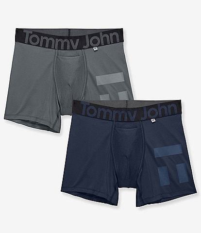 Tommy John 360 Sport Hammock Pouch 4#double; Inseam Boxer Briefs 2-Pack