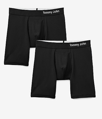 Tommy John Cool Cotton 6#double; Inseam Boxer Briefs 2-Pack
