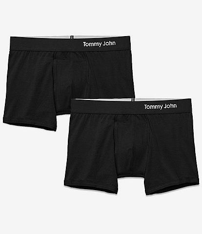 Tommy John Cool Cotton 4#double; Inseam Trunks 2-Pack