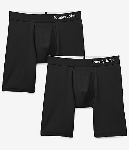 Tommy John Cool Cotton 8" Inseam Boxer Briefs 2-Pack