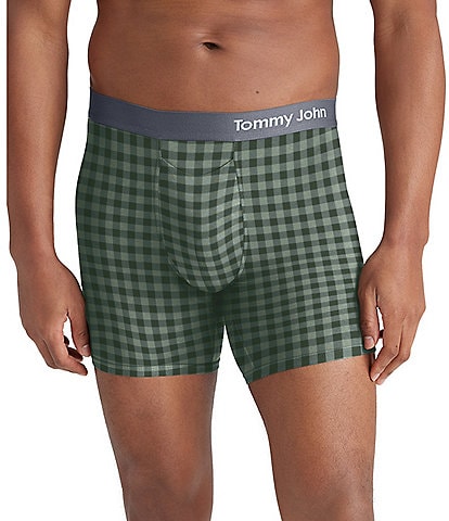 Tommy John Cool Cotton Checkmate 6" Inseam Boxer Briefs