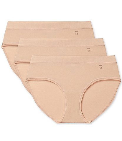Tommy John Cool Cotton Moisture Wicking Brief Panty 3-Pack