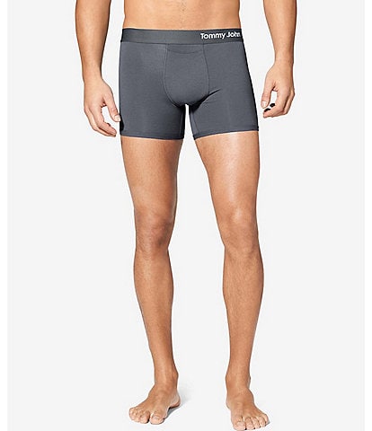 Tommy John Cool Cotton 4#double; Inseam Solid Trunks