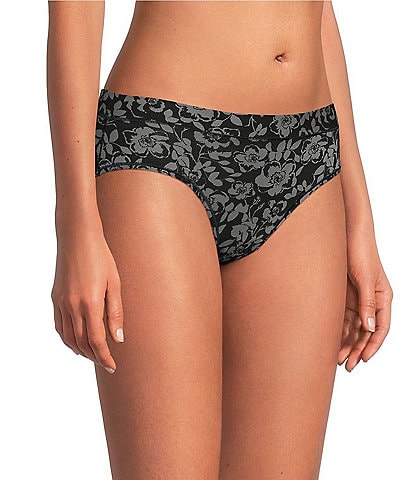 Tommy John Floral Print Second Skin Hipster Panty