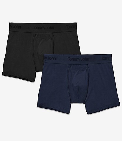 Tommy John Second Skin 4#double; Inseam Boxer Briefs 2-Pack