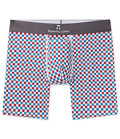 Tommy John Second Skin Checkmate 6#double; Inseam Boxer Briefs