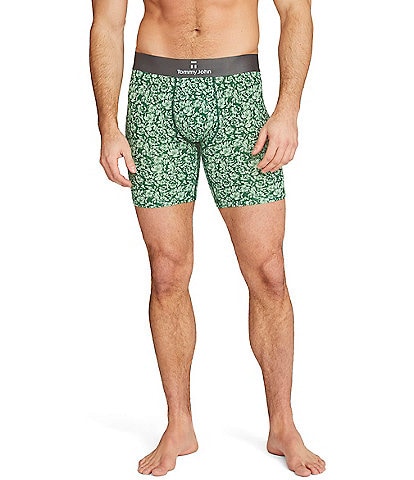 Tommy John Second Skin Etched Bud 6#double; Inseam Boxer Briefs