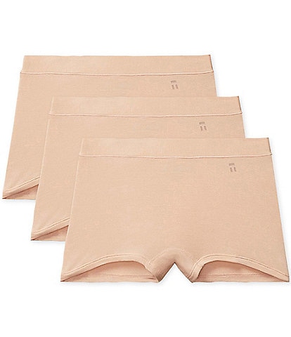 Tommy John Second Skin Knit Boyshort Panty 3-Pack
