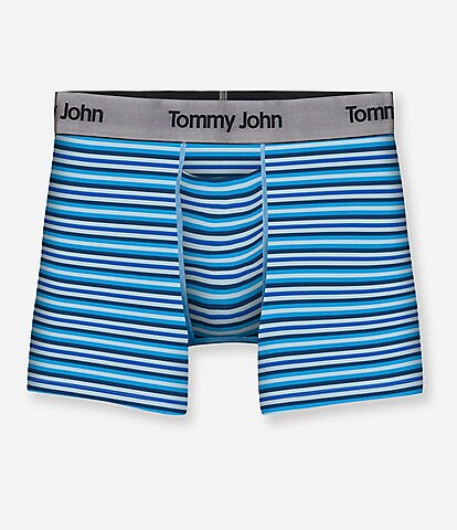 Tommy John Second Skin Striped 4#double; Inseam Trunks