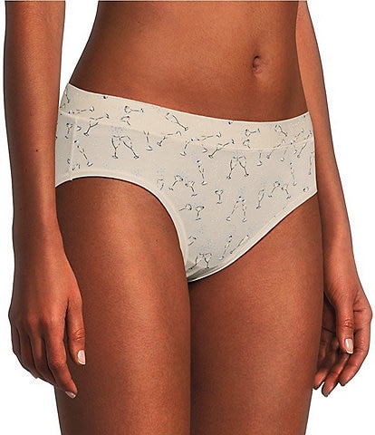 Tommy John Women's Cheers Print Second Skin Hipster Panty