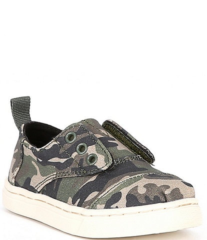 TOMS Boys' Tiny Cordones Cupsole Camouflage Print Sneakers (Infant)
