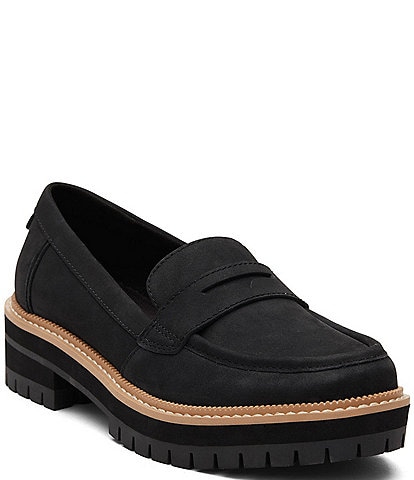 TOMS Cara Penny Keeper Lug Sole Loafers