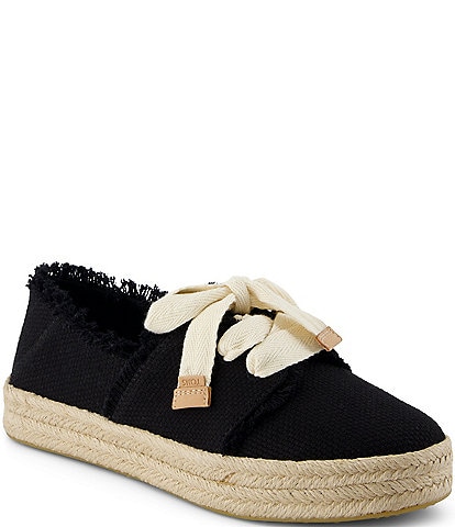 TOMS Carolina Woven Fabric Platform Espadrille Sneakers