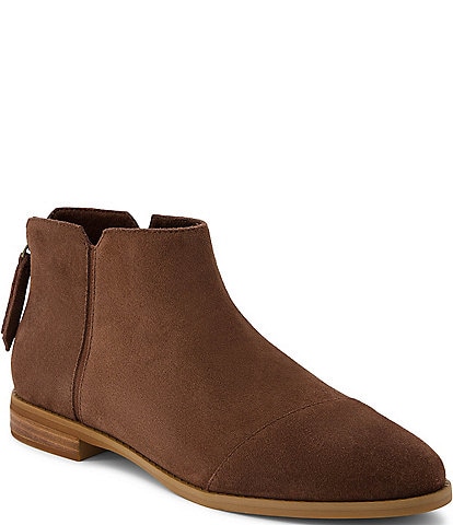 TOMS Rylie Suede Ankle Booties