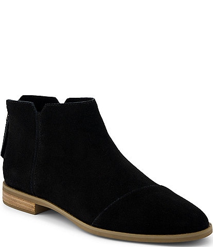 TOMS Rylie Suede Ankle Booties